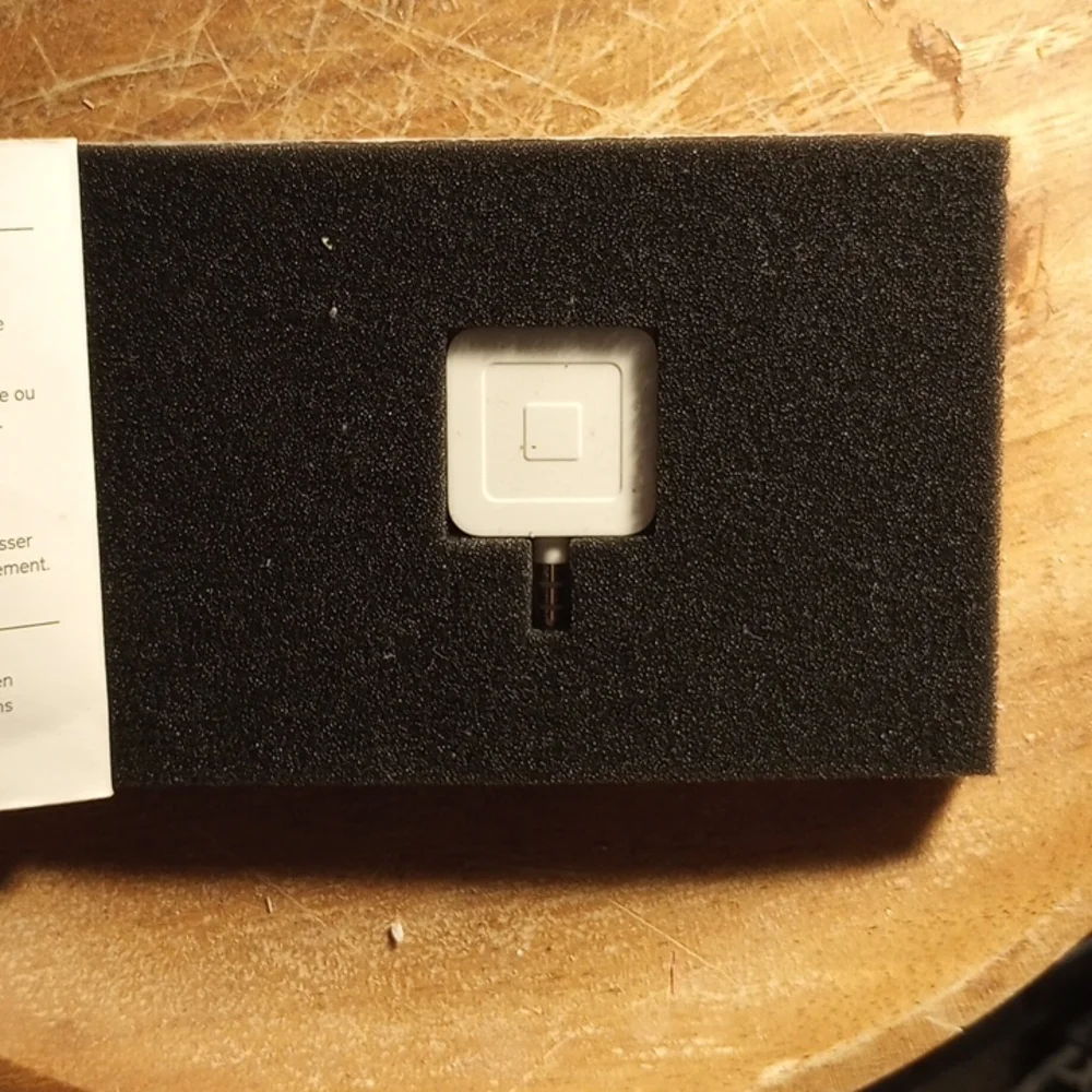 square reader (taking paynents anywhere)